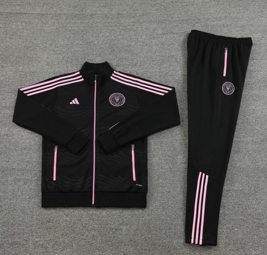 23/24 Inter Miami Black Full Zipper Jacket + Pants