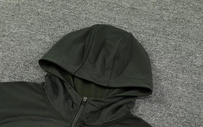 23/24 Barcelona Dark Green Hoodie Half Zipper Jacket + Pants