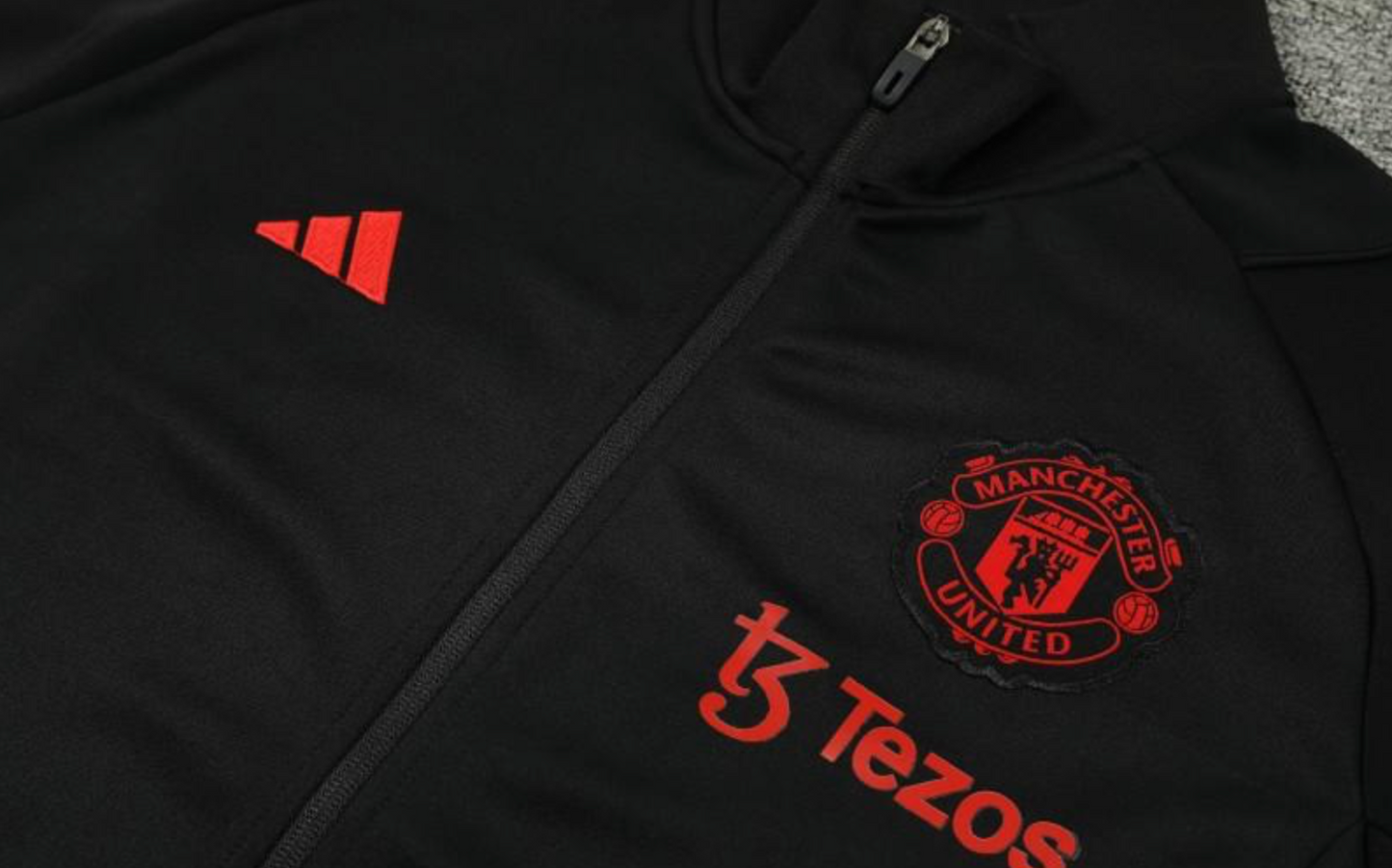 23/24 Manchester United Black Full Zipper Jacket + Pants