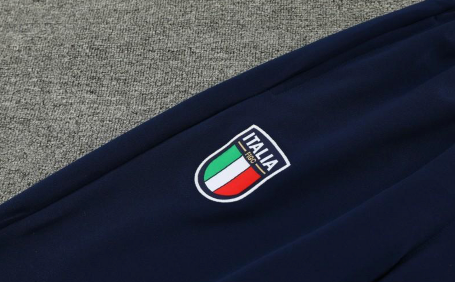 2023 Italy Navy Full Zipper Jacket + Pants