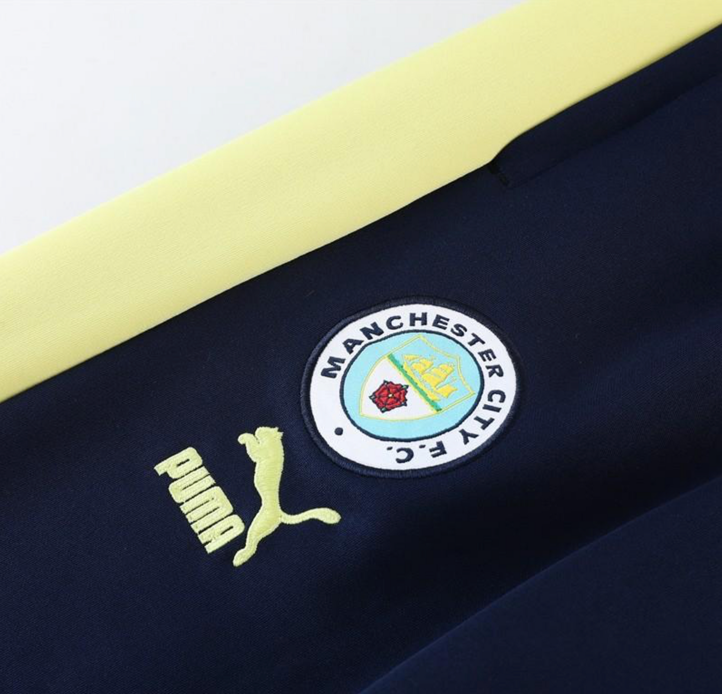 23/24 Manchester City Yellow Full Zipper Jacket + Pants