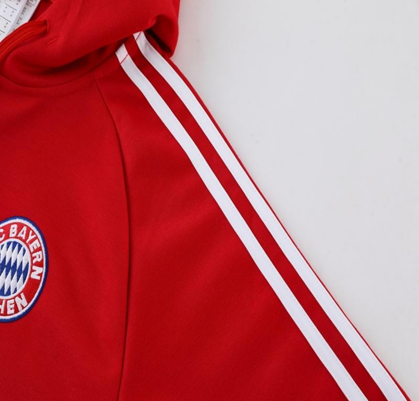 2023 Bayern Munich Red Hoodie Full Zipper Tracksuit + Pants