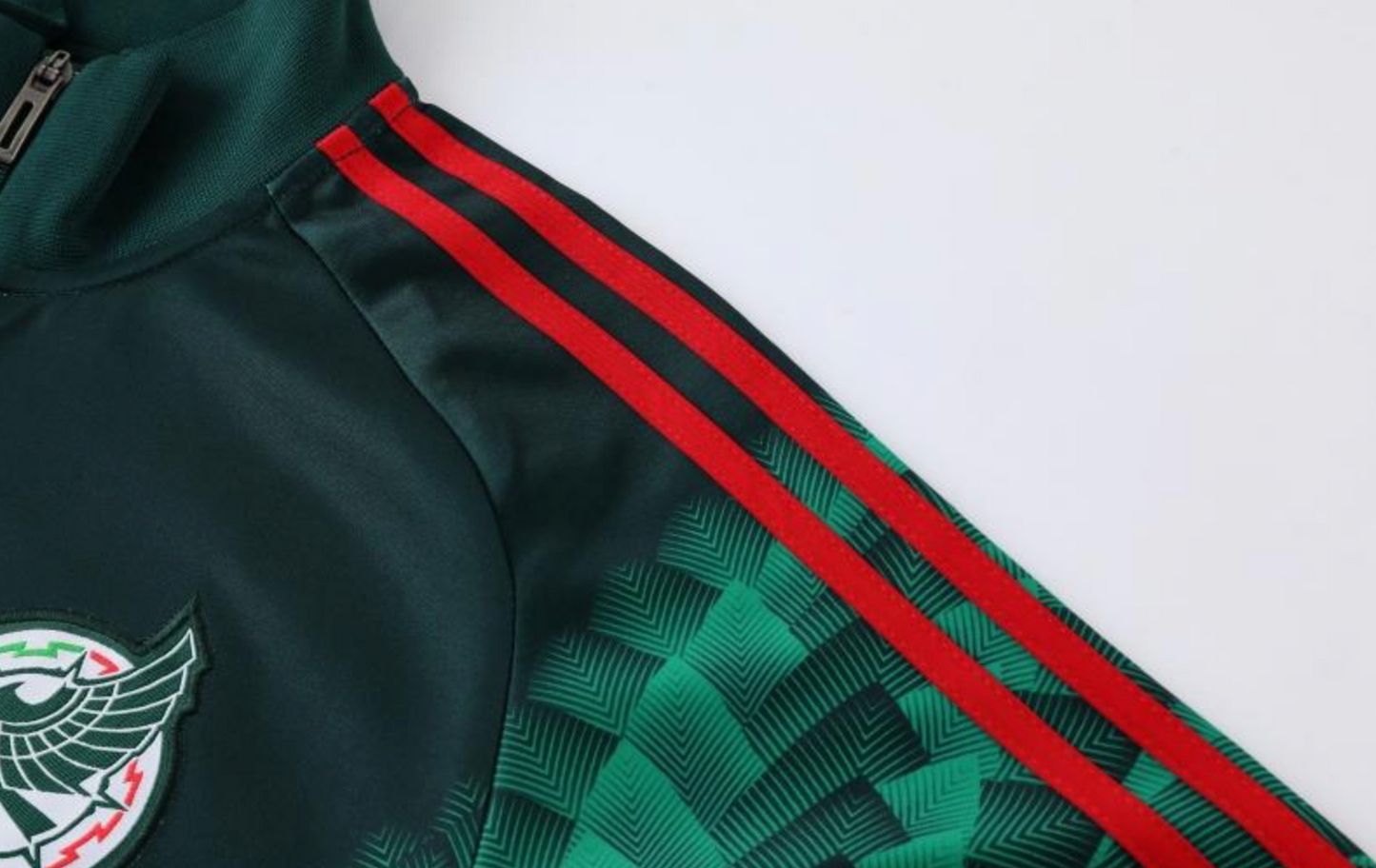 2022 Mexico Dark Green Full Zipper Tracksuit + Pants