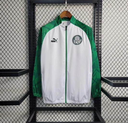 23/24 Palmeiras Green White Full Zipper Training Jacket