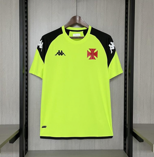 24/25 Vasco Da Gama Training Jersey Fluorescent Green Jersey