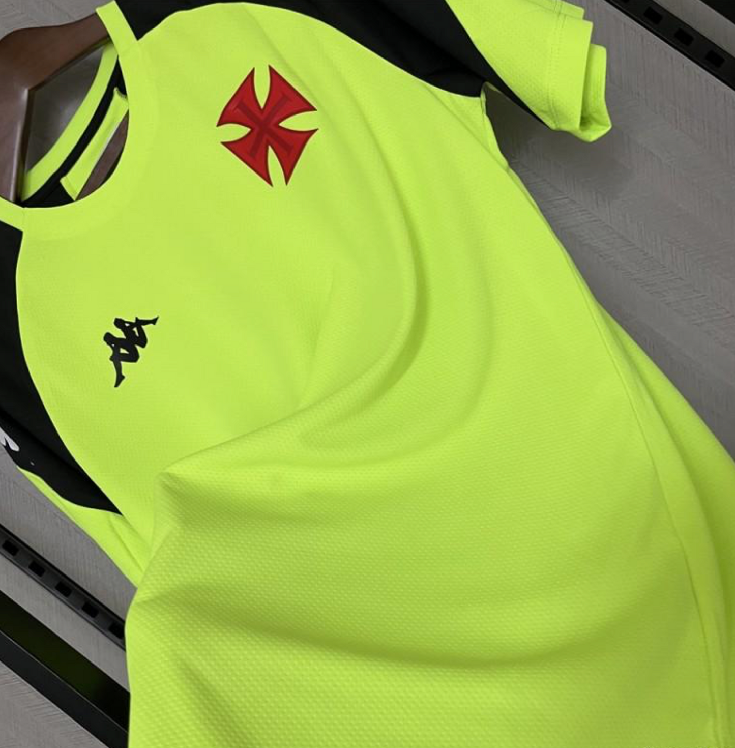 24/25 Vasco Da Gama Training Jersey Fluorescent Green Jersey