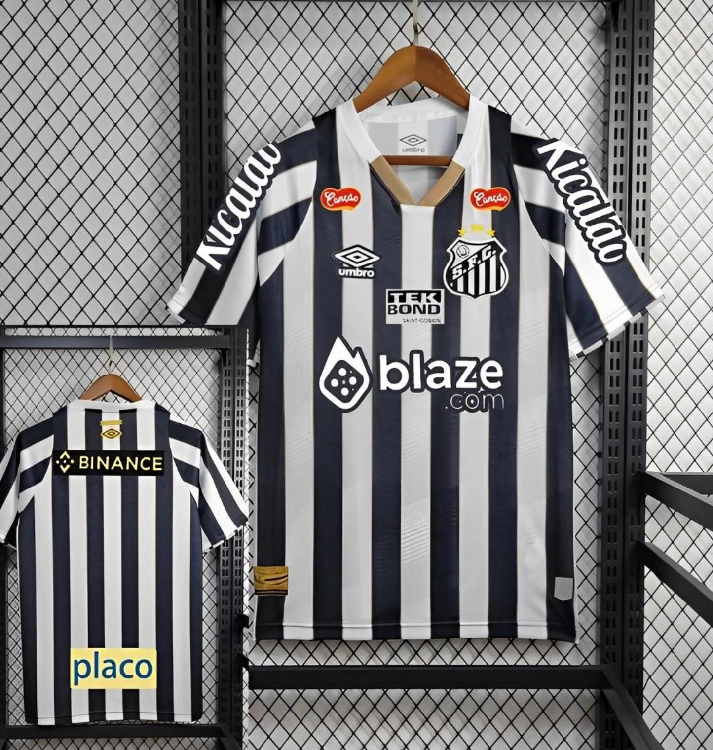 24/25 Santos Away Jersey + All Sponsors