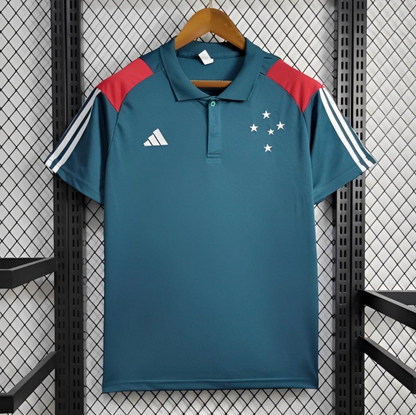 24/25 Cruzeiro Dark Green Polo Jersey