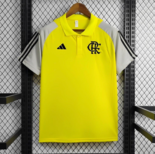 24/25 Flamengo Yellow Polo Jersey