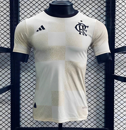 24/25 Flamengo Pre-Match White Training Jersey