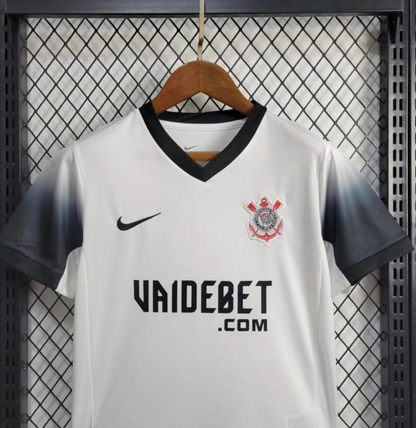 24/25 Kids Corinthians Home Jersey