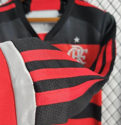 24/25 Kids Flamengo Home Long Sleeves Jersey