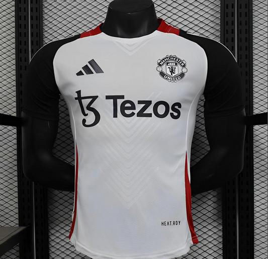 24/25 Manchester United White Pre-Match Jersey