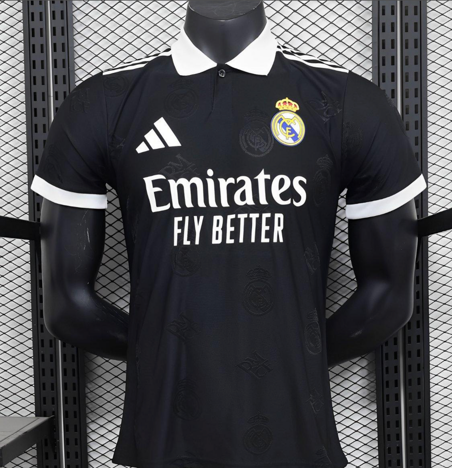 24/25 Real Madrid Black Pre-Match Jersey