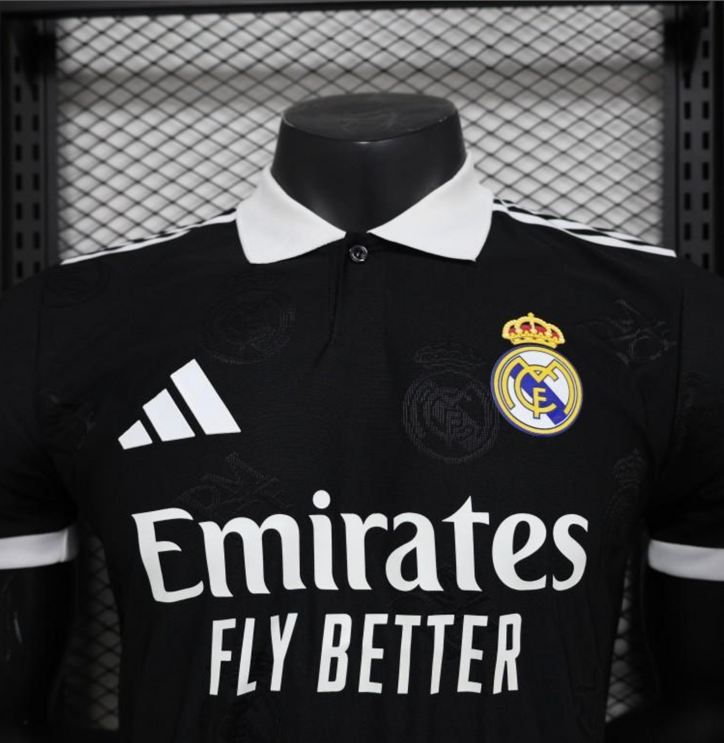 24/25 Real Madrid Black Pre-Match Jersey