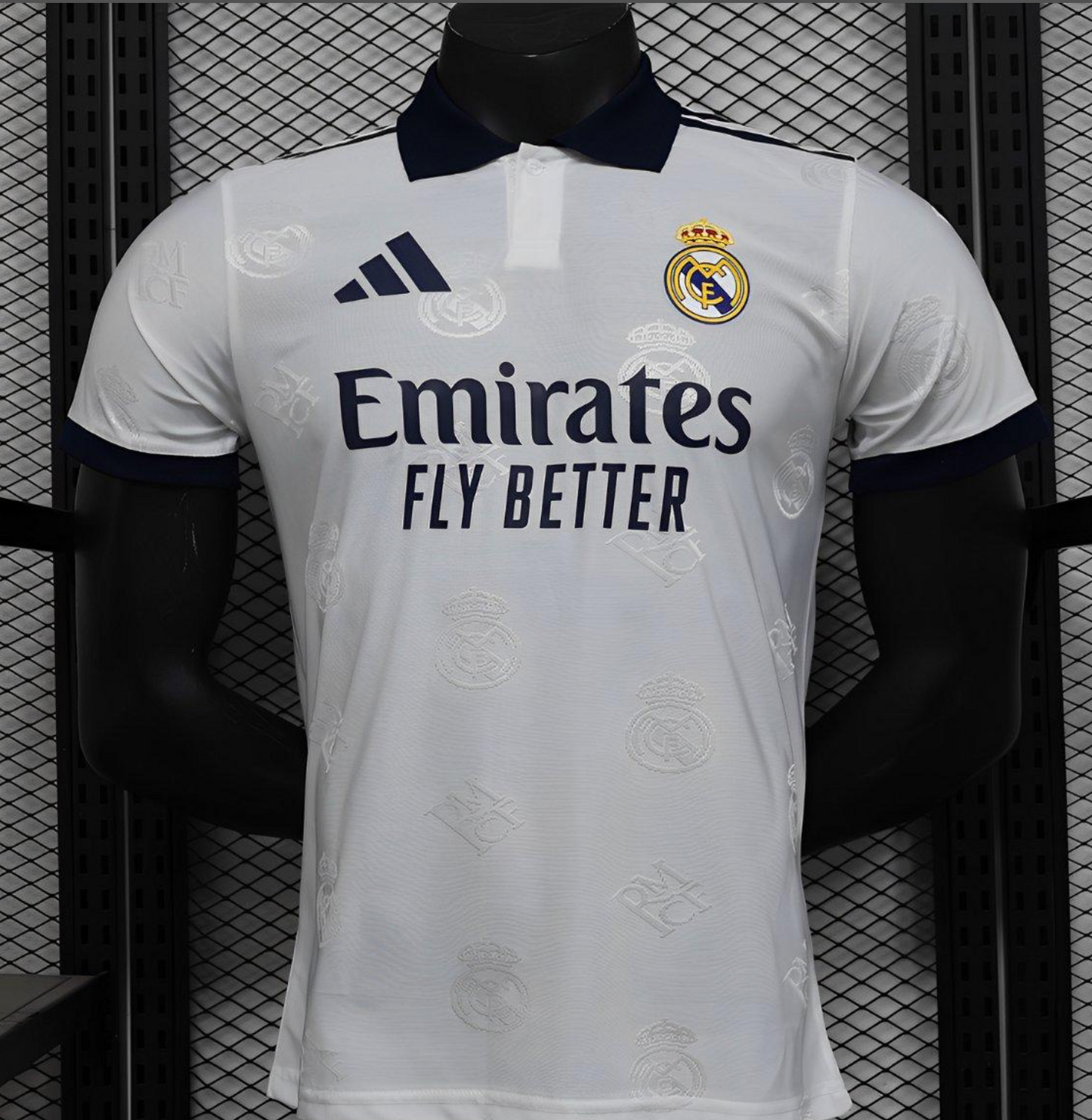 24/25 Real Madrid White Pre-Match Jersey