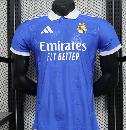 24/25 Real Madrid Blue Pre-Match Jersey