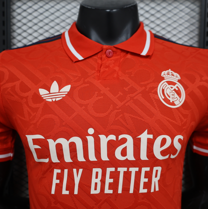 24/25 Real Madrid Red Polo Jersey