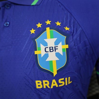 24/25 Brazil Blue Polo Jersey