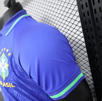 24/25 Brazil Blue Polo Jersey