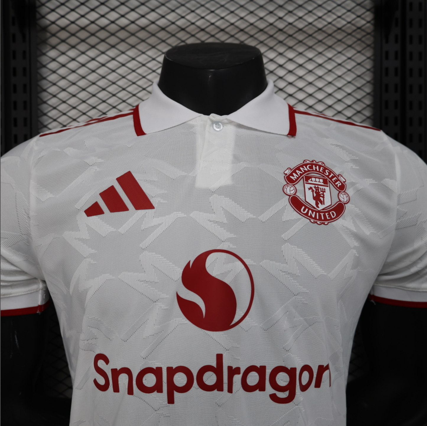 24/25 Manchester United White Polo Jersey