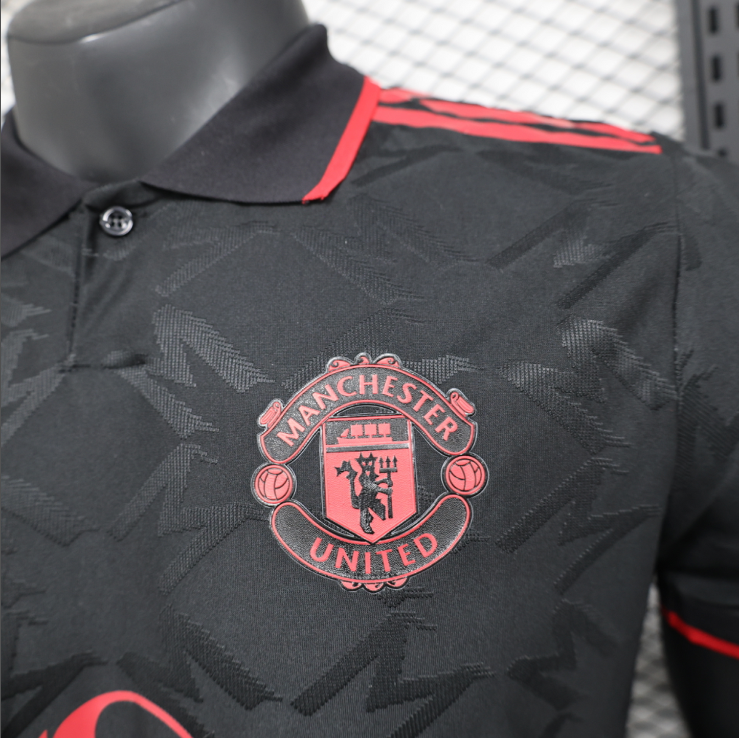 24/25 Manchester United Black Polo Jersey