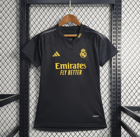 23/24 Women Real Madrid Third Black Jersey