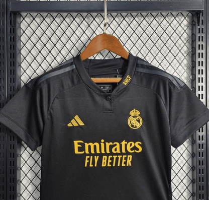 23/24 Women Real Madrid Third Black Jersey