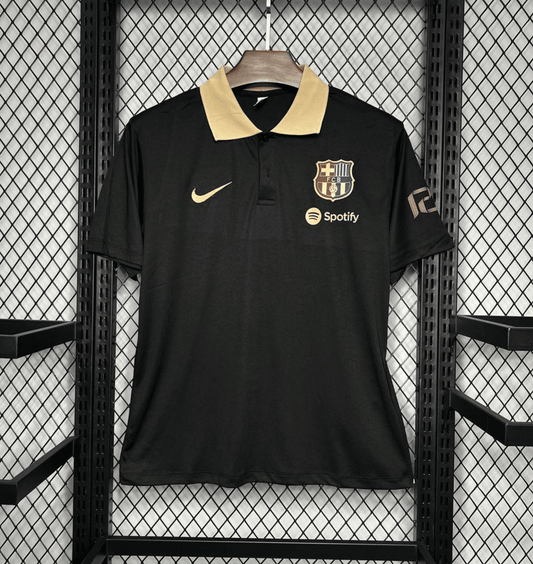 24/25 Barcelona Polo Black Jersey