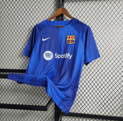 23/24 Barcelona Academy Blue Pre Match Jersey