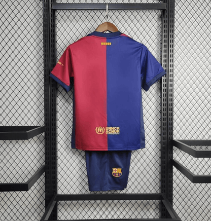 24/25 Barcelona Kids Home 125th Anniversary Jersey