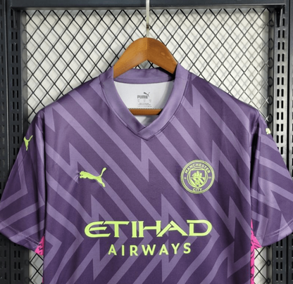 23/24 Manchester City Purple Goalkeeper Jersey