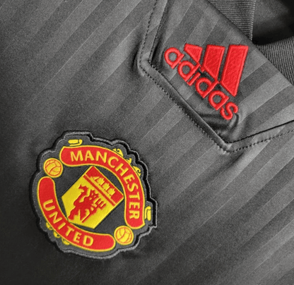 23/24 Manchester United Black Icon Jersey Embroidery Logo