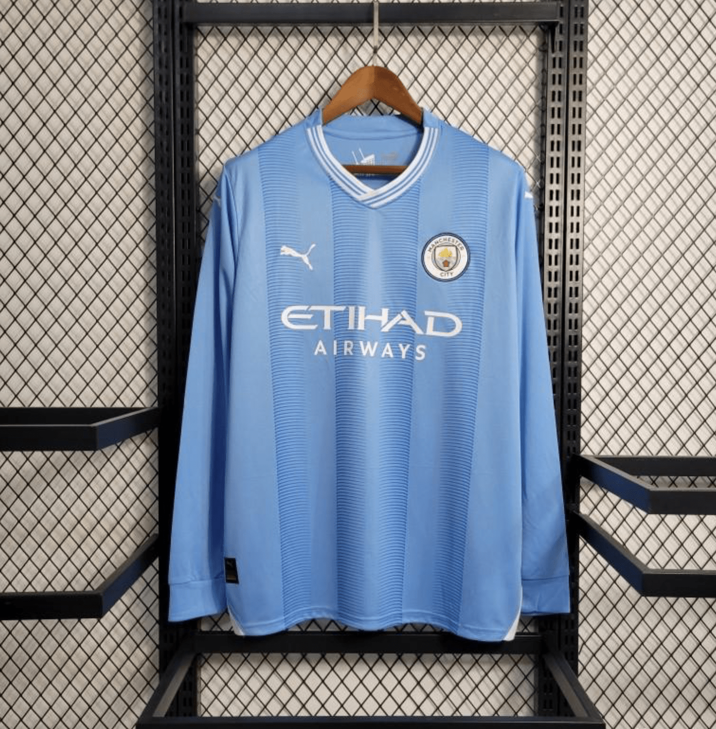 23/24 Manchester City Home Long Sleeve Jersey