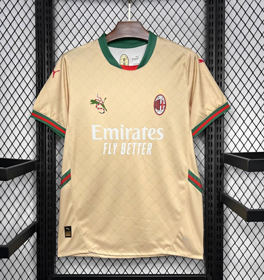 24/25 AC Milan x Gucci Golden 125th Anniversary Jersey