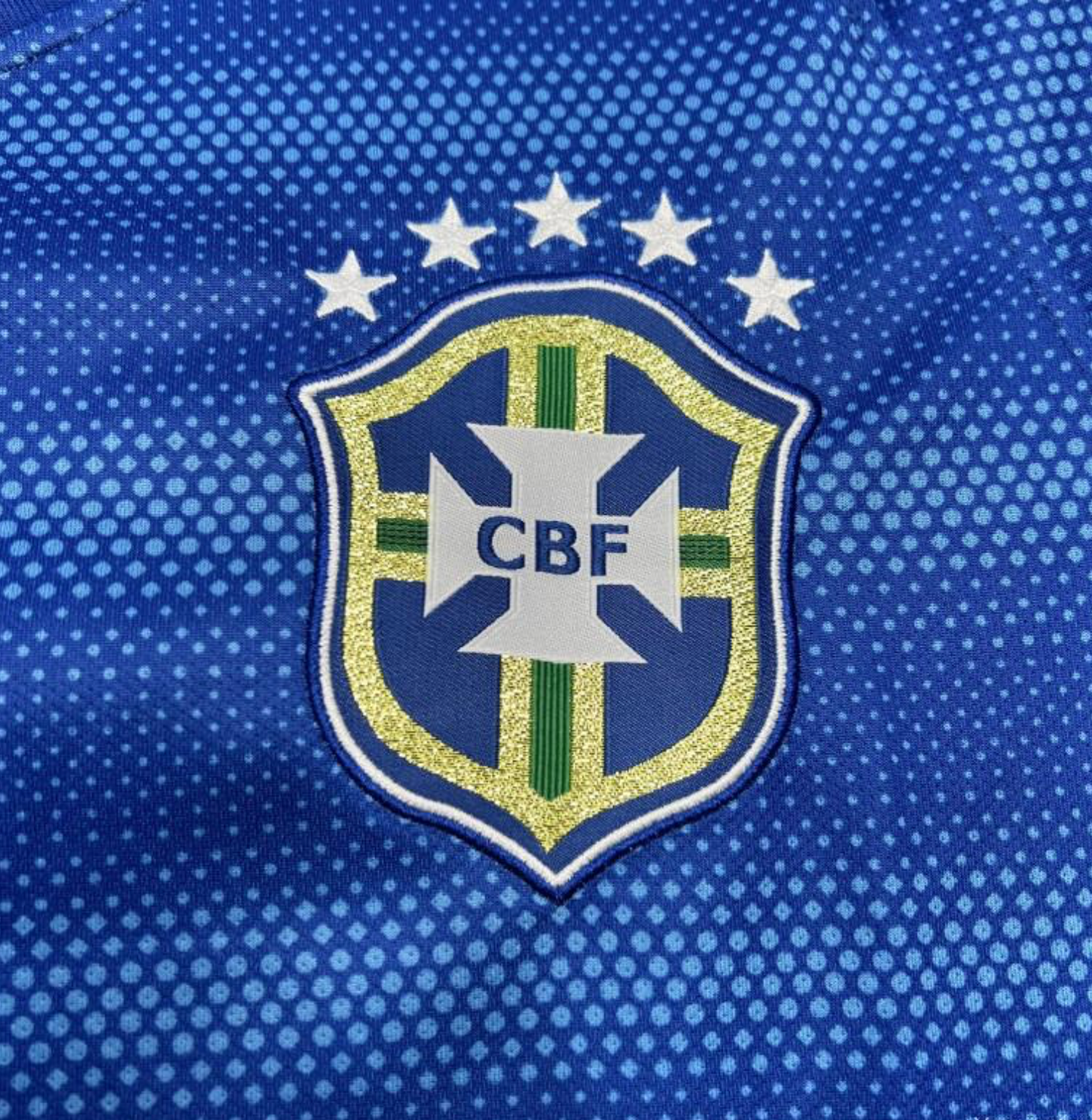 Retro 2014 Brazil Away Blue Jersey