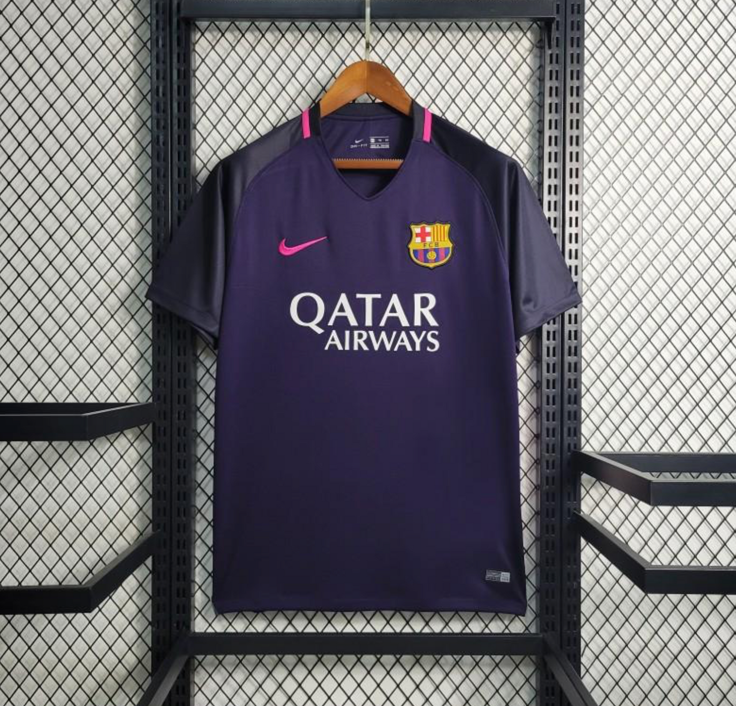 Retro 16/17 Barcelona Away Purple Jersey