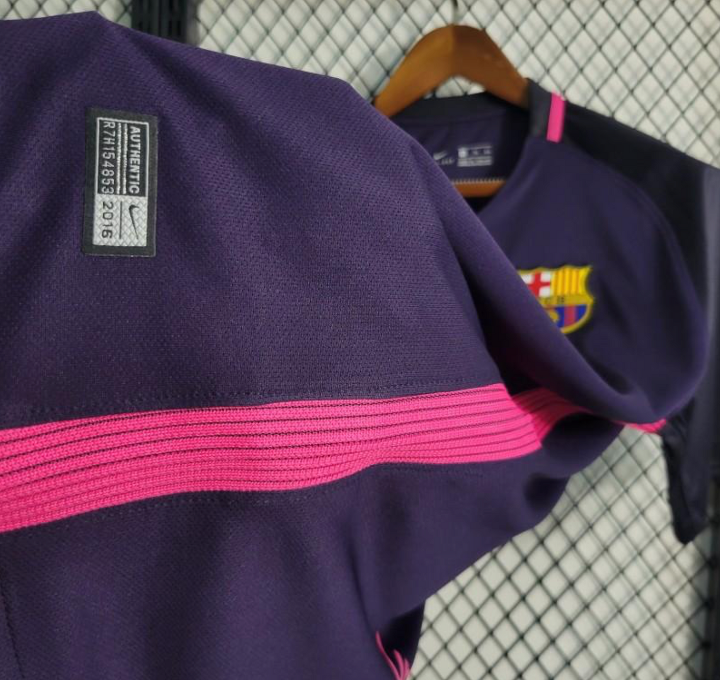 Retro 16/17 Barcelona Away Purple Jersey