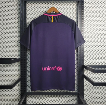 Retro 16/17 Barcelona Away Purple Jersey