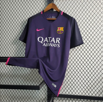 Retro 16/17 Barcelona Away Purple Jersey