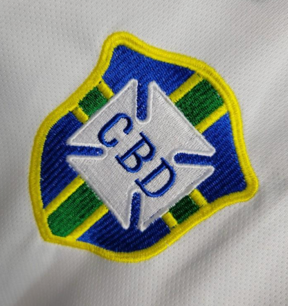 Retro 2004 Brazil White Jersey