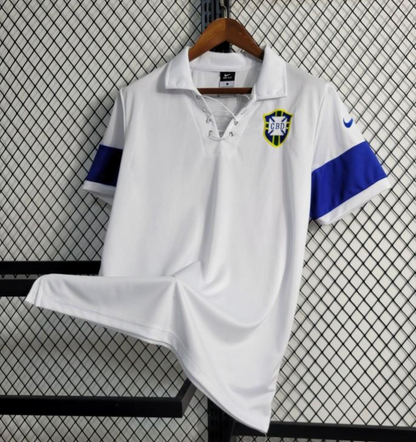 Retro 2004 Brazil White Jersey