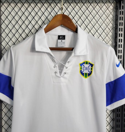 Retro 2004 Brazil White Jersey