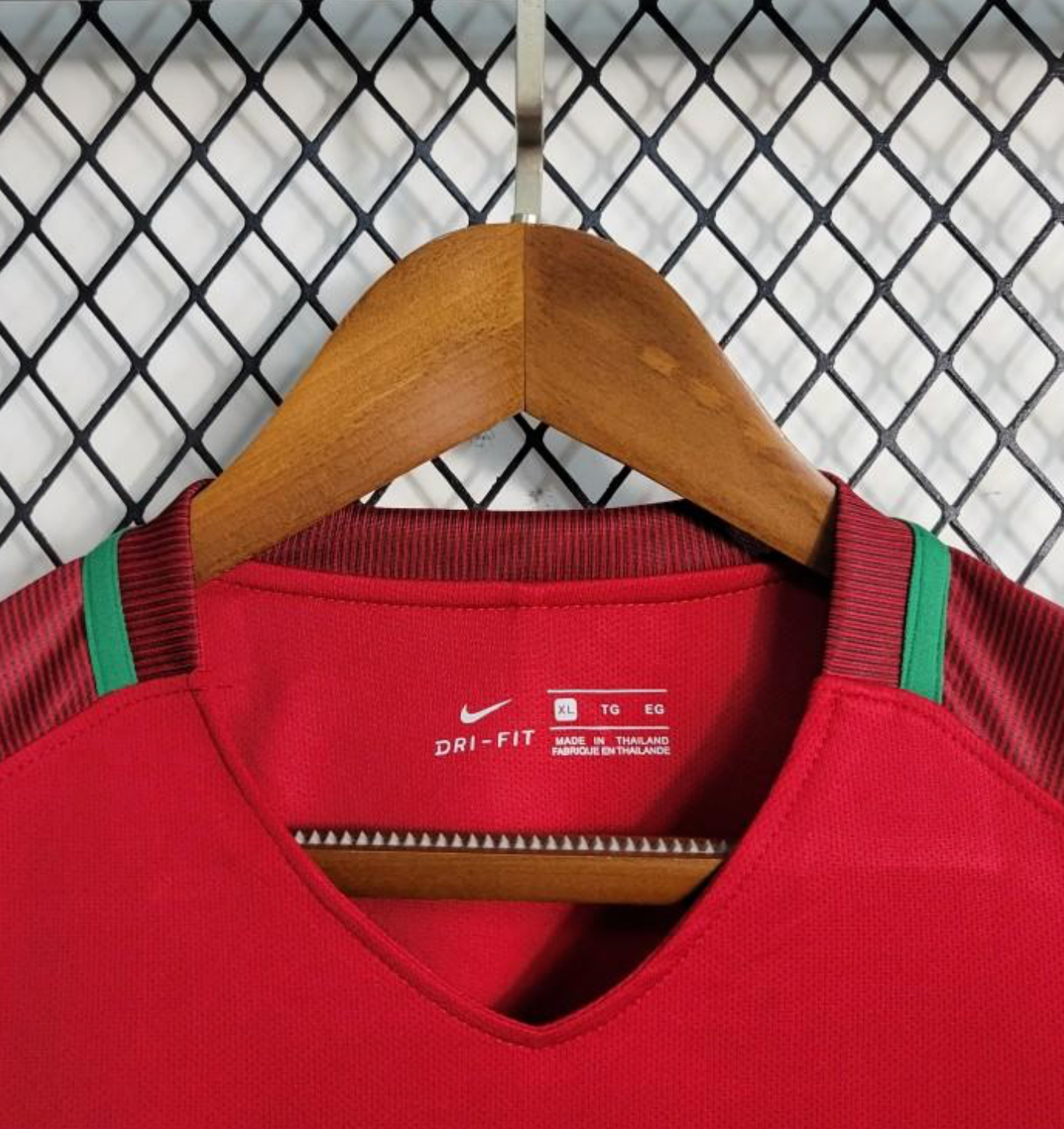 Retro 2016 Portugal Home Long Sleeve Jersey