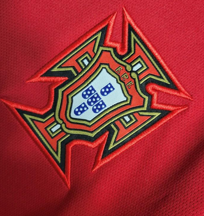 Retro 2016 Portugal Home Long Sleeve Jersey