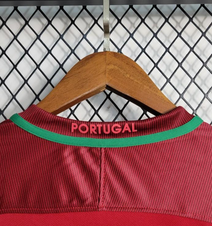 Retro 2016 Portugal Home Long Sleeve Jersey