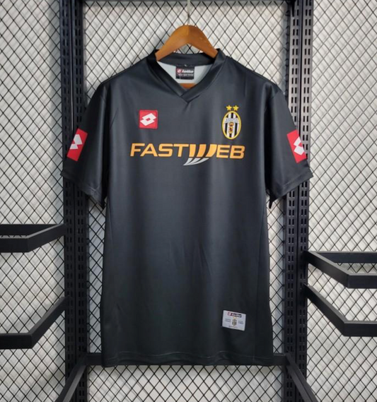 Retro 01/02 Juventus Away Black Soccer Jersey