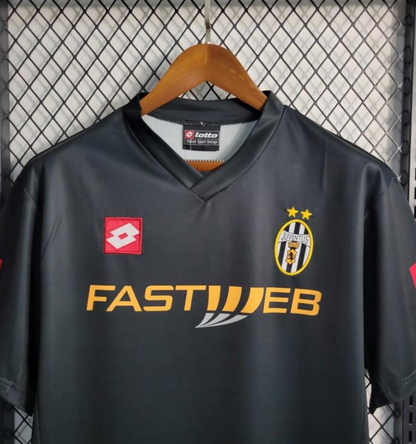 Retro 01/02 Juventus Away Black Soccer Jersey