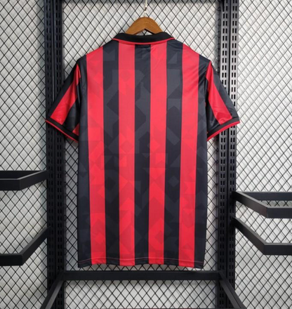 Retro 93/94 AC Milan Home Soccer Jersey