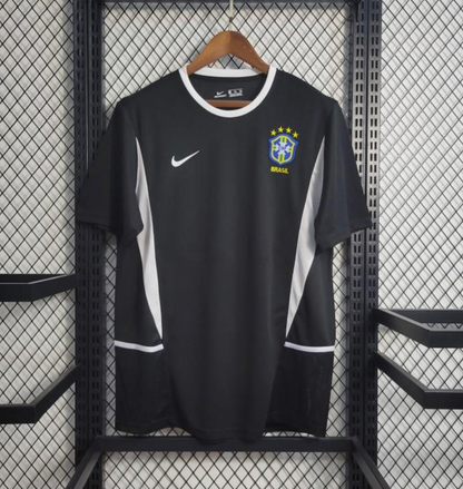 Retro 2002 Brazil Black Goalkeeper Jersey